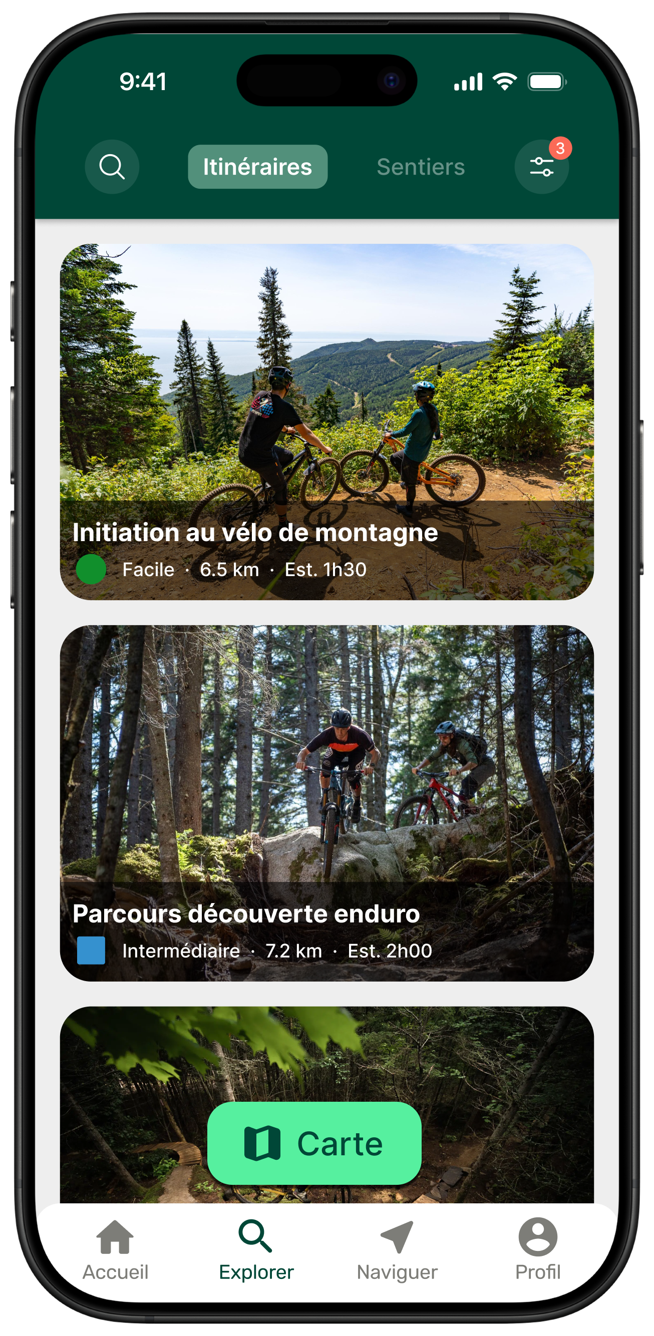 Sherpa app phone mockup